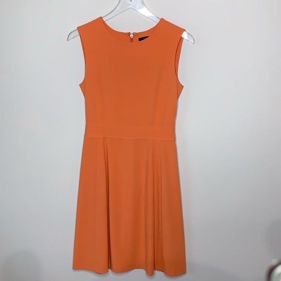 BCBG women’s Orange chambrey Dress - Size 4 - Picture 2 of 8